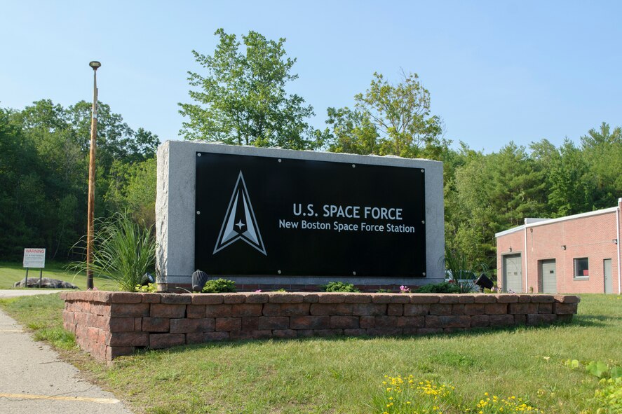 The New Boston Air Force Station, home to the 23d Space Operations Squadron, has been renamed to better reflect its role in the U.S. Space Force. Following a ceremony held July 12, 2021, it is now known as New Boston Space Force Station.