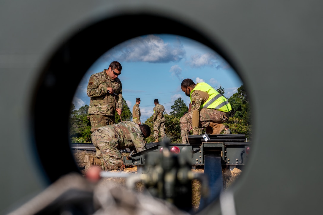 F-16s along with personnel from Shaw AFB will rapidly integrate into theater training, as well as joint, coalition and partnered missions.