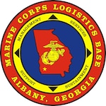 The official seal for Marine Corps Logistics Base Albany