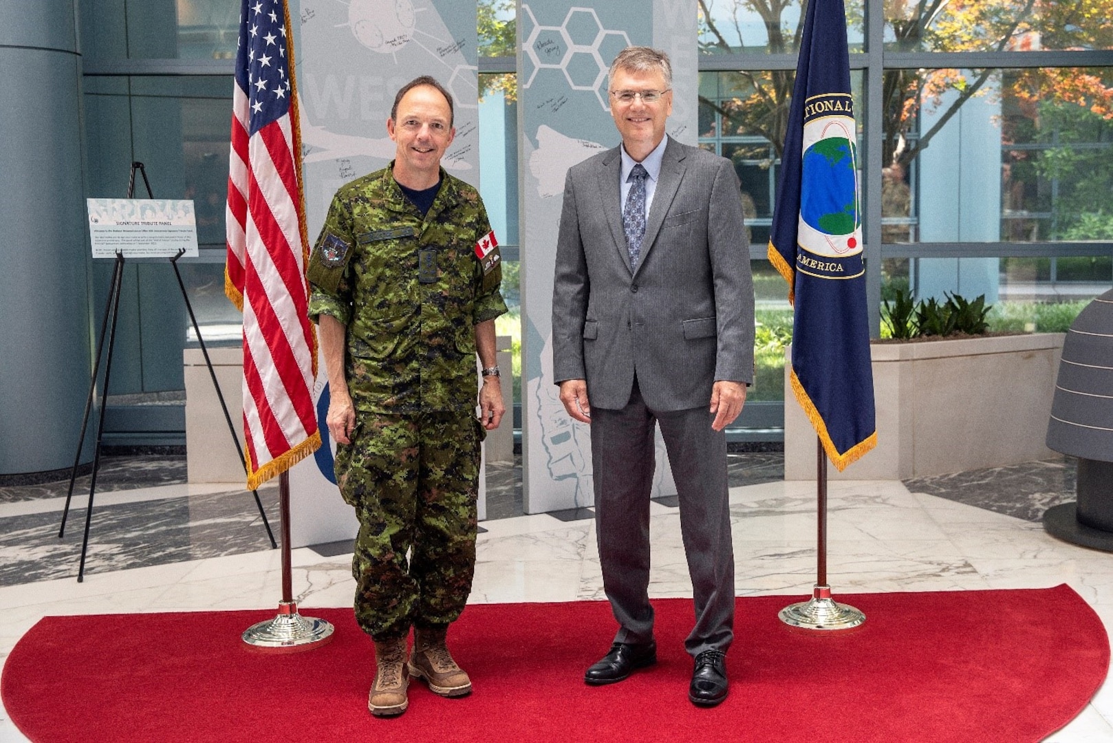 Deputy Commander of NORAD visits NRO headquarters