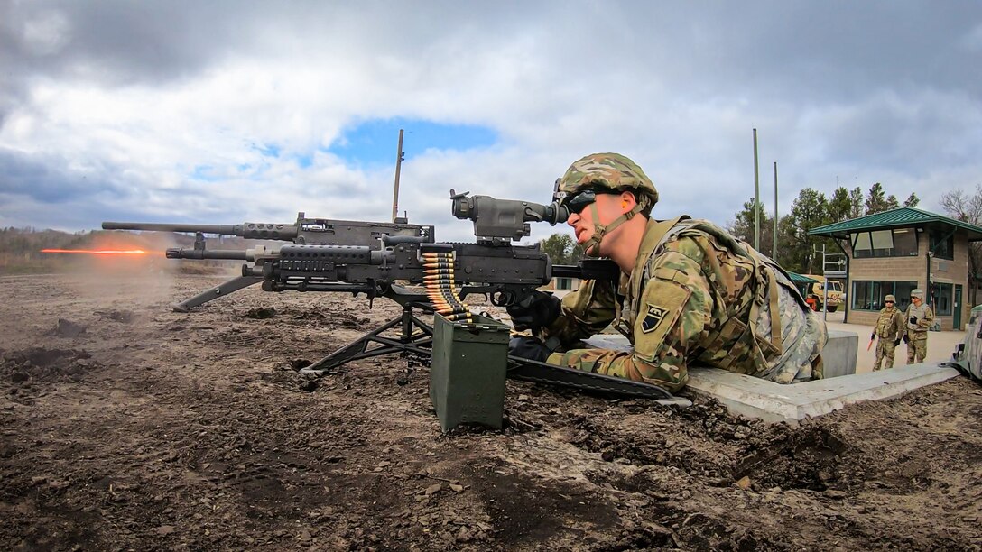 Soldiers complete weapons qualification for M2 and M240 machine guns at Fort McCoy, WI - Total Force Training Center
