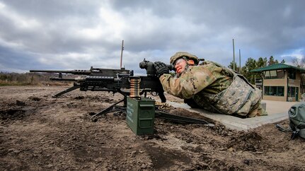 Soldiers complete weapons qualification for M2 and M240 machine guns at Fort McCoy, WI - Total Force Training Center