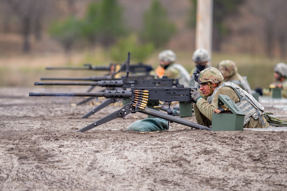 Soldiers complete weapons qualification for M2 and M240 machine guns at Fort McCoy, WI - Total Force Training Center