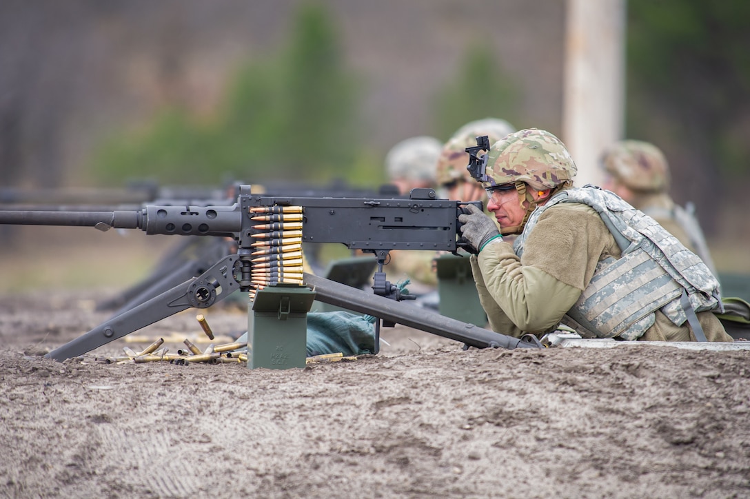 Soldiers complete weapons qualification for M2 and M240 machine guns at Fort McCoy, WI - Total Force Training Center