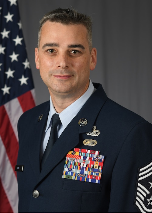 Chief Master Sergeant Gregg Gow, Air Force Office of Special Investigations 17th Command Chief. (U.S. Air Force Official Photo)