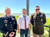Mr. David Bellavia with Richmond Recruiting Battalion Commander, LTC Erik Peterson and CSM Samuel Stroud