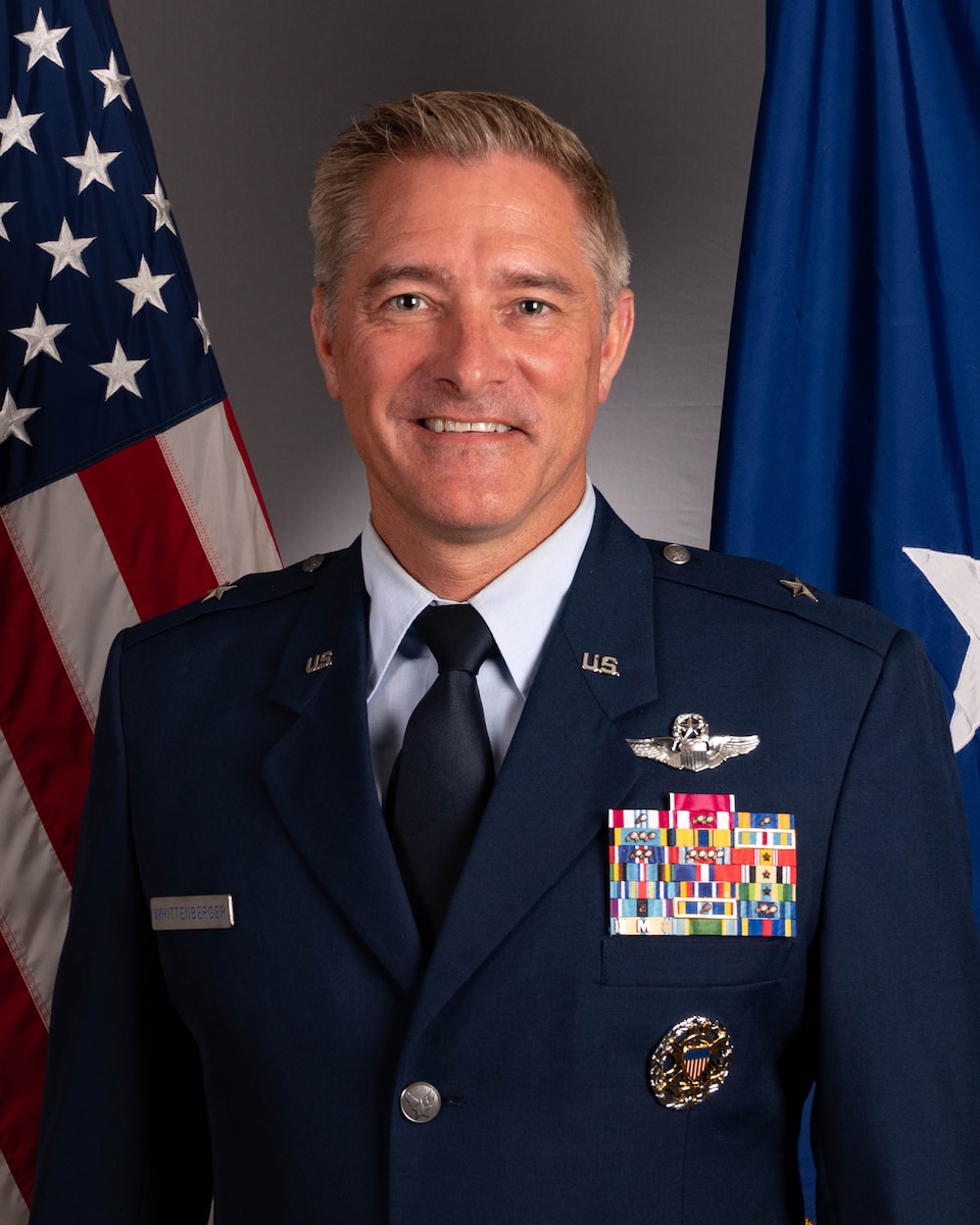 This is the official portrait of Brig. Gen. William W. Whittenberger Jr.