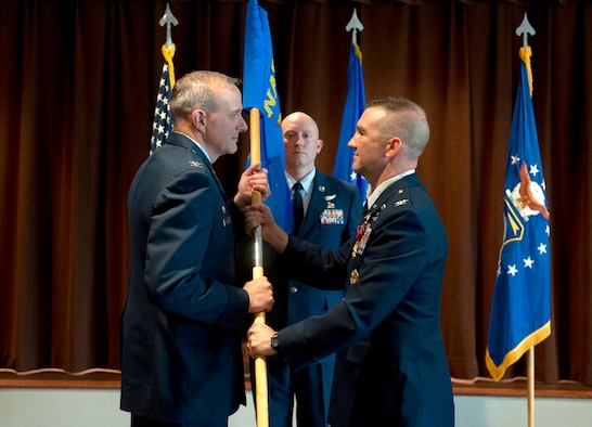 U.S. Air Force Col. Duane Diesing relinquishes command of the Global Exploitation Intelligence Group, National Air and Space Intelligence Center, Wright-Patterson Air Force Base, Ohio, July 14, 2021. The Global Exploitation Intelligence Group’s mission statement is: collect, exploit and analyze air, space, and cyberspace information to create integrated intelligence for NASIC and the Nation.