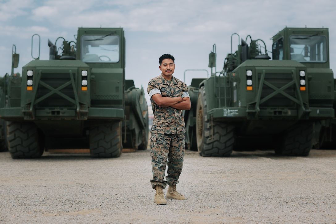 Cpl. Johvany Rodriguez is named the 2021 Marine Corps Engineer Association Engineer Equipment Noncommissioned Officer of the Year.
