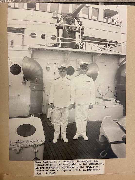 A photo of a Coast Guard crew in 1928