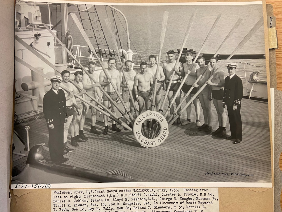 A photo of a Coast Guard crew