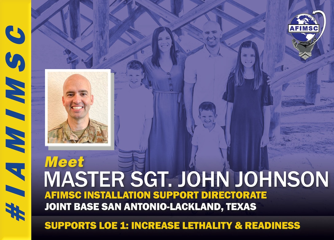 Master Sgt. John Johnson spotlight