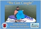 This jet skier received a free beach towel when he was "Caught" wearing his life jacket.  Towels were provided by The Corps Foundation.