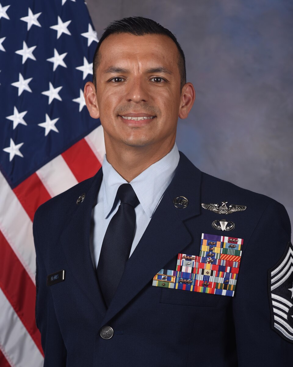 Command Chief of the 97th Air Mobility Wing's Official portrait