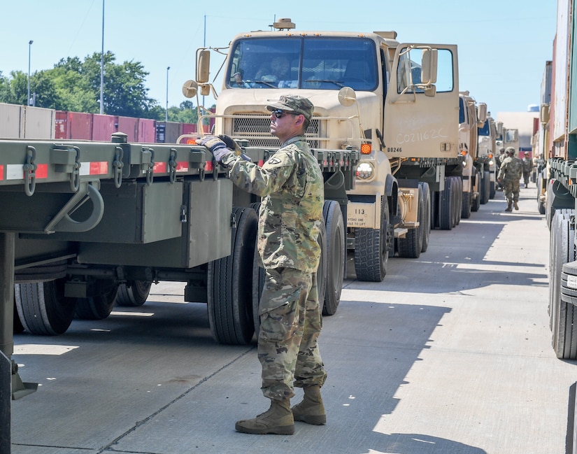 Cali Army Reserve unit hits the road supporting Operation Patriot Press
