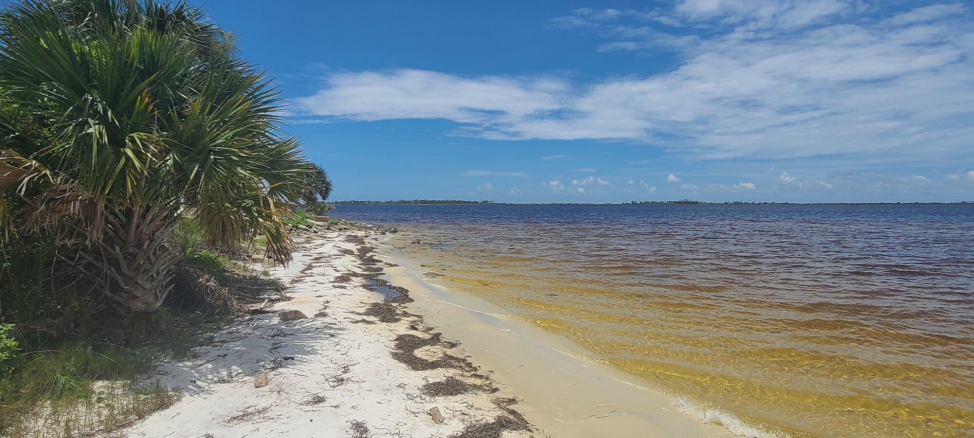 Photo of shore line of Tyndall AFB