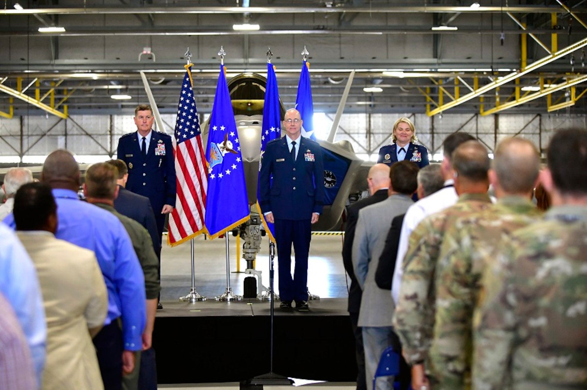 Brig. Gen. Richard Gibbs became the new Ogden Air Logistics Complex commander at Hill during a change of command ceremony July 15.