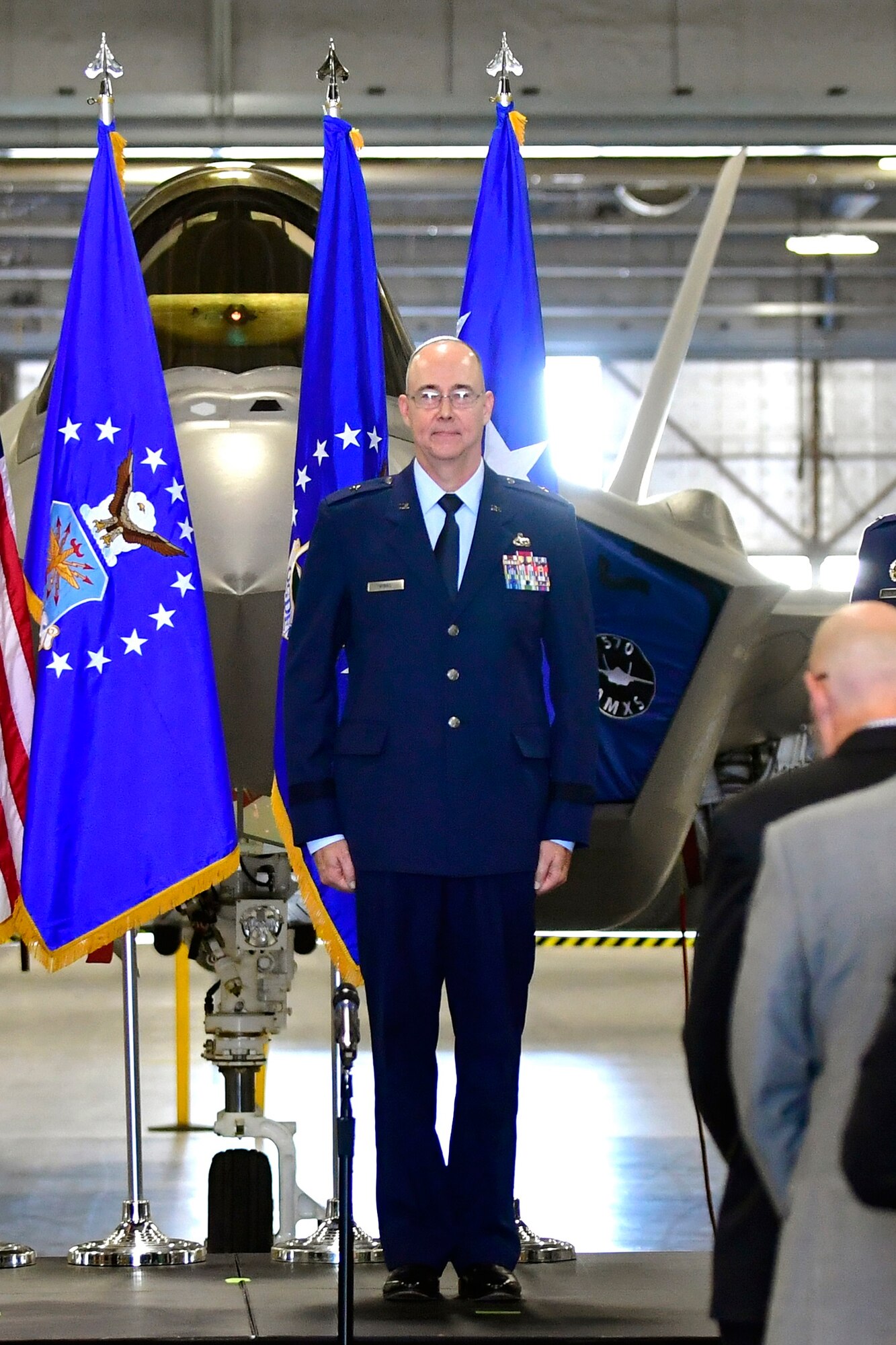 Brig. Gen. Richard Gibbs became the new Ogden Air Logistics Complex commander at Hill during a change of command ceremony July 15.