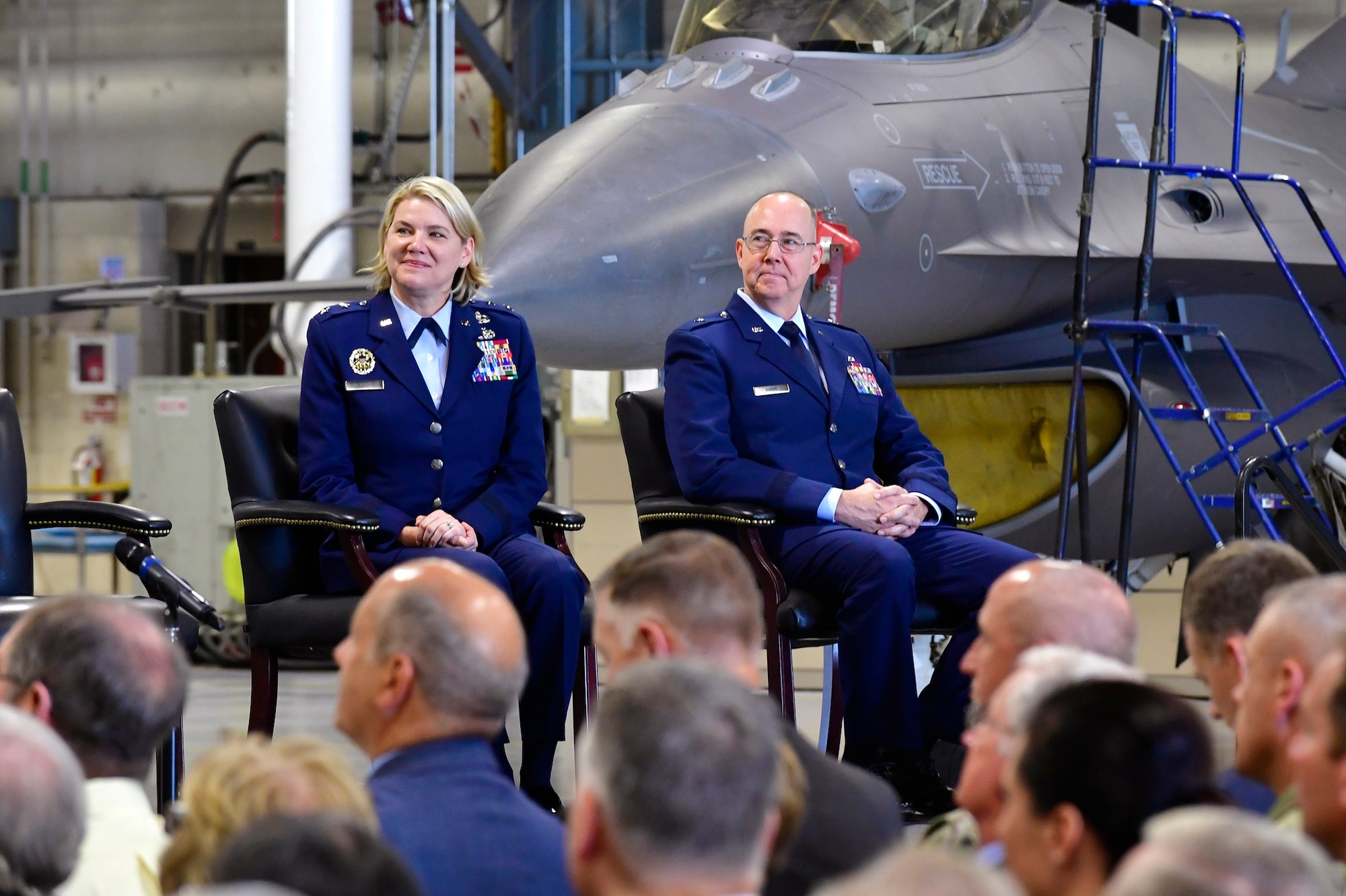 Brig. Gen. Richard Gibbs became the new Ogden Air Logistics Complex commander at Hill during a change of command ceremony July 15.