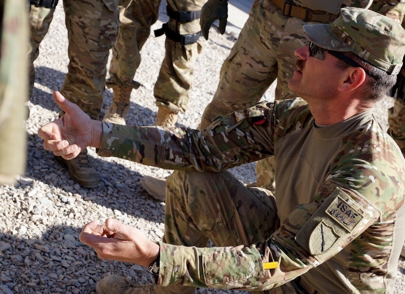 Campbell, a member of Kentucky National Guard's Agribusiness Development Team 4, has spent 23 years serving in the military between the National Guard, Navy, and Navy Reserves. This is his second deployment overseas.