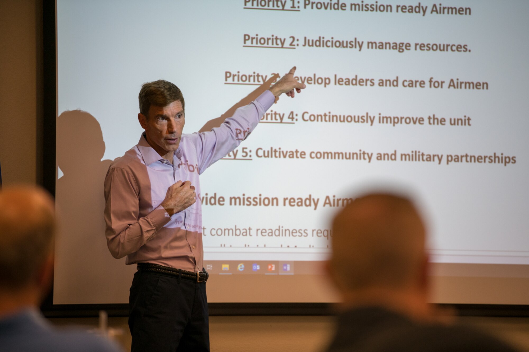 The 349th Mission Support Group hold Strategic Alignment Event