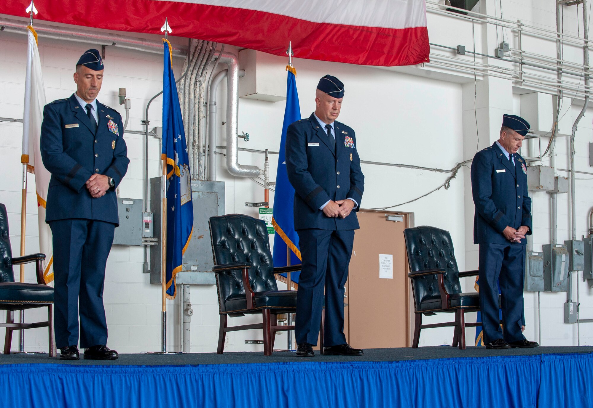 18th Wing change of command ceremony occurs at Kadena Air Base, Japan.