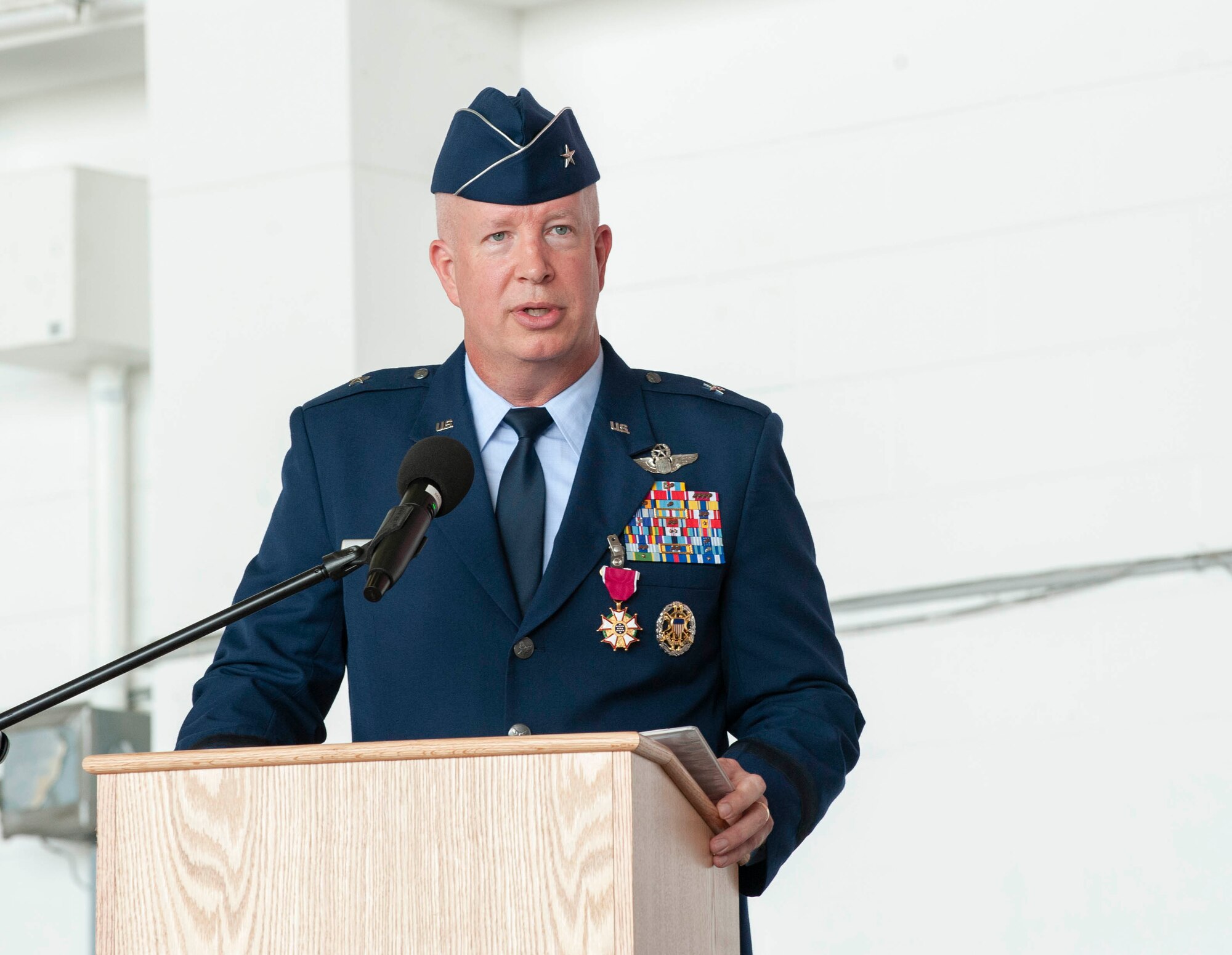 The 18th Wing change of command ceremony at Kadena Air Base, Japan.