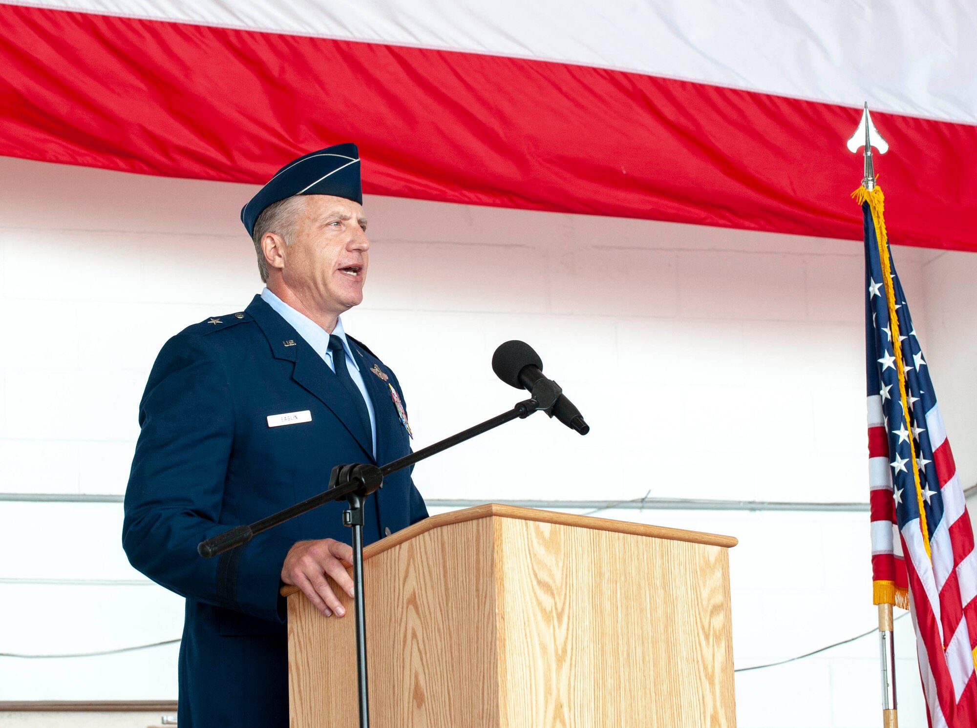 The 18th Wing change of command ceremony at Kadena Air Base, Japan.