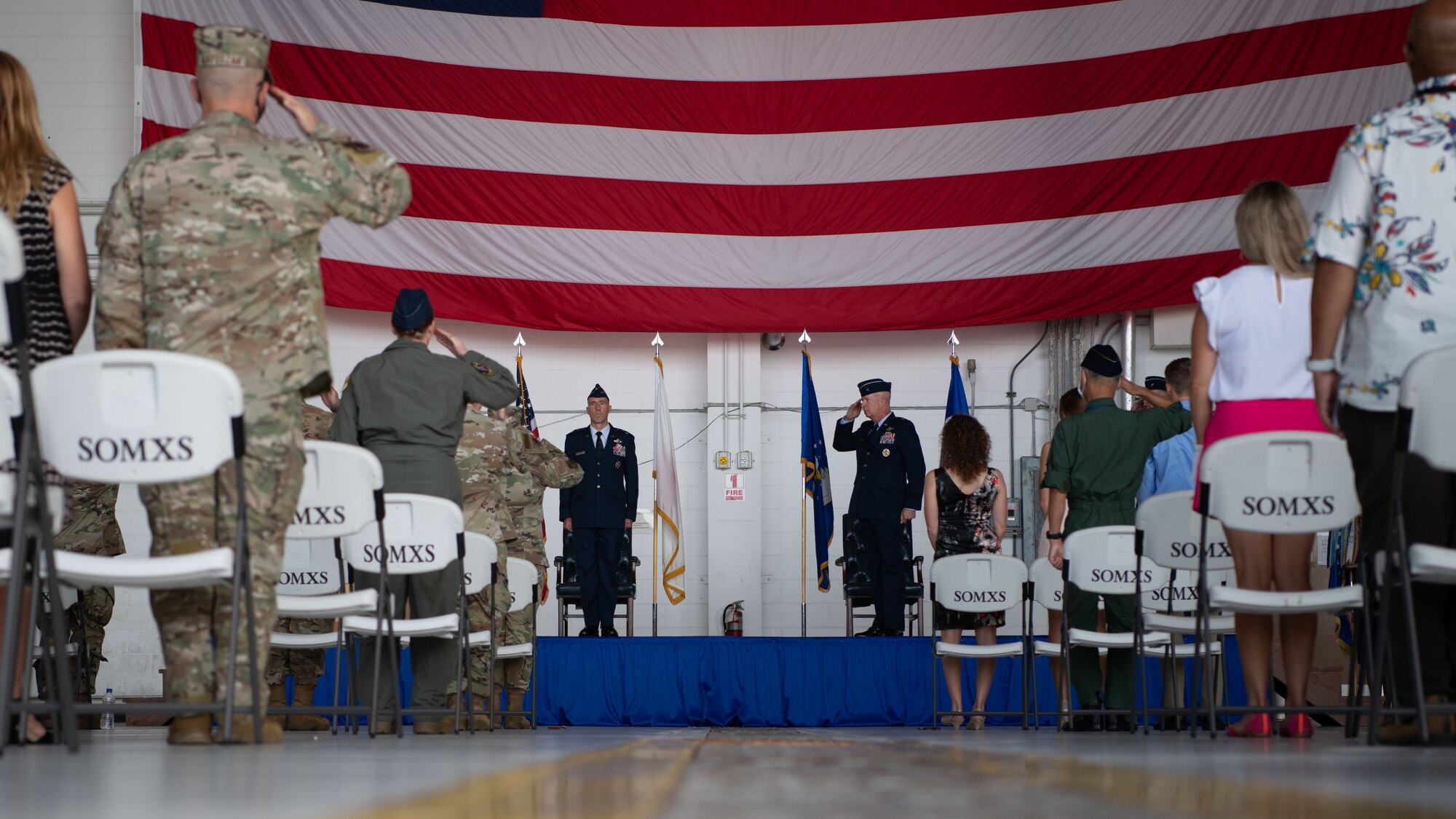 18th Wing change of command ceremony occurs at Kadena Air Base, Japan.