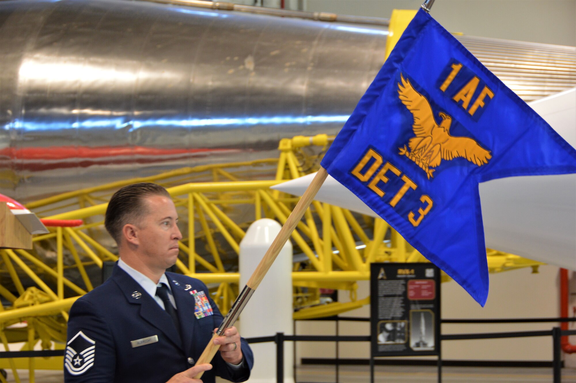 First Air Force, the named air component to U.S. Space Command, assumed command of Detachment 3.