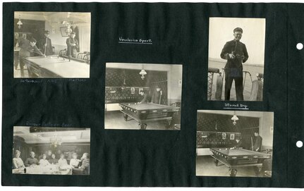 Scan of a page from a scrapbook of USRC Bear, no date.