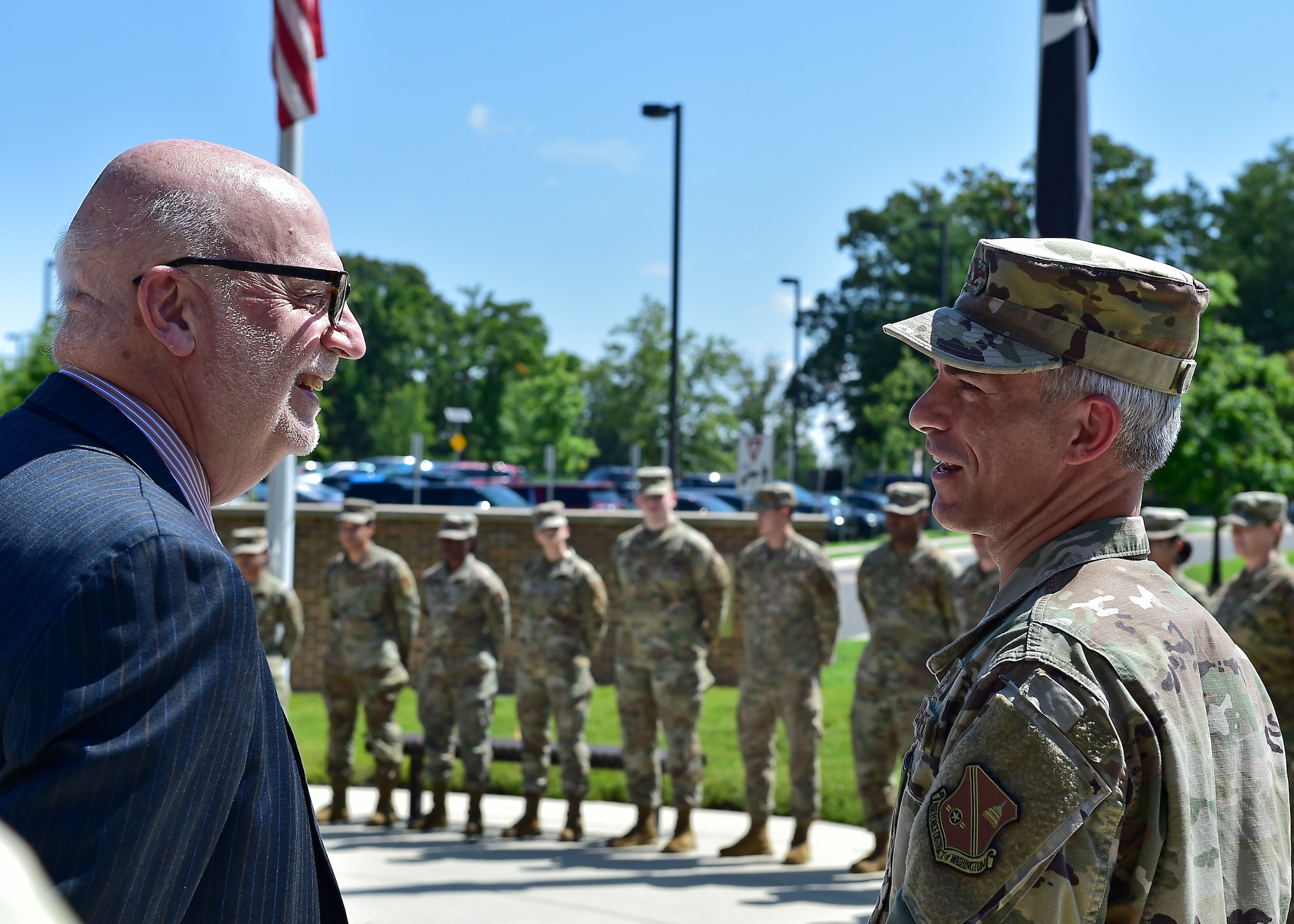 Acting SECAF thanks JBA Airmen during visit