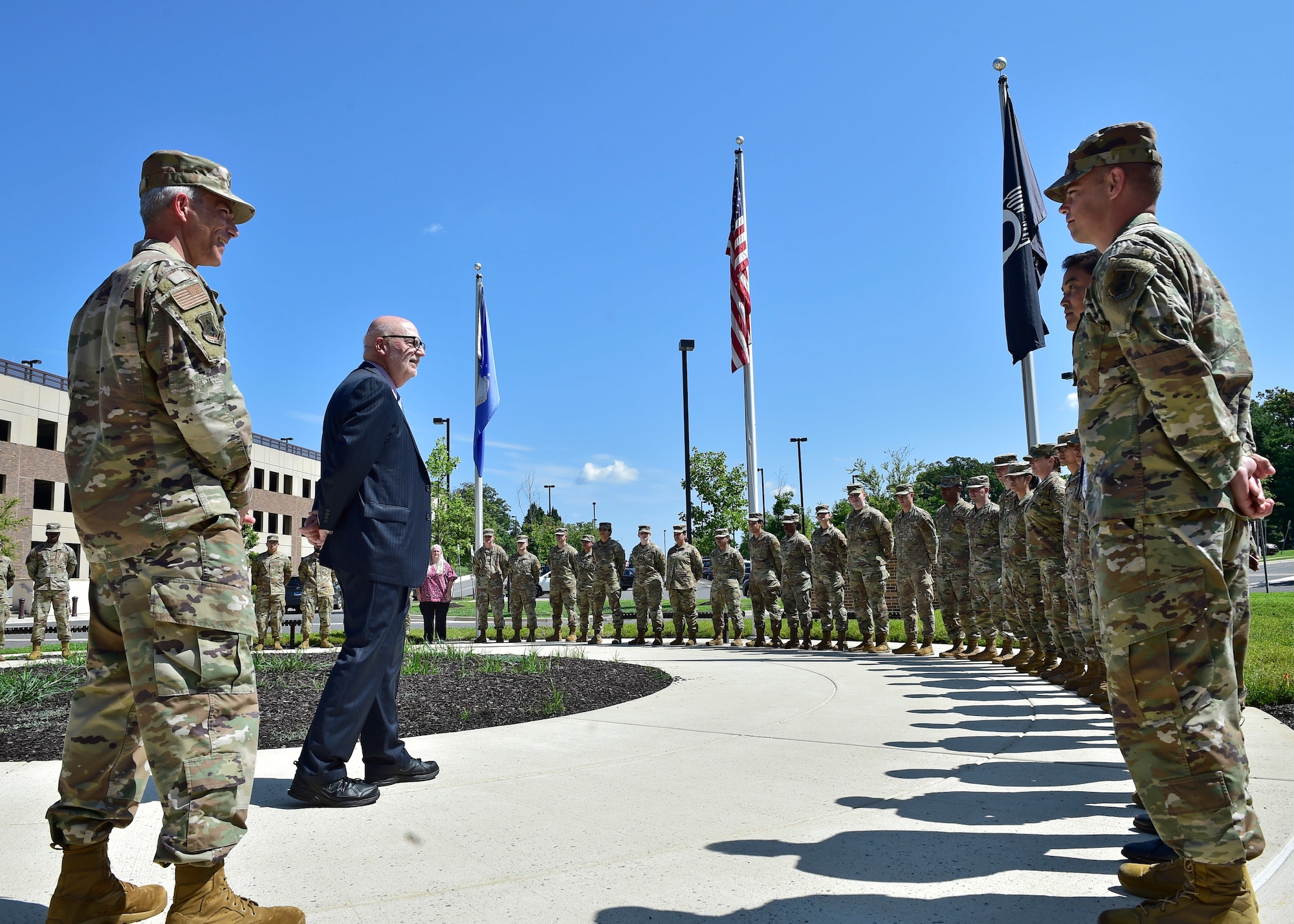 Acting SECAF thanks JBA Airmen during visit