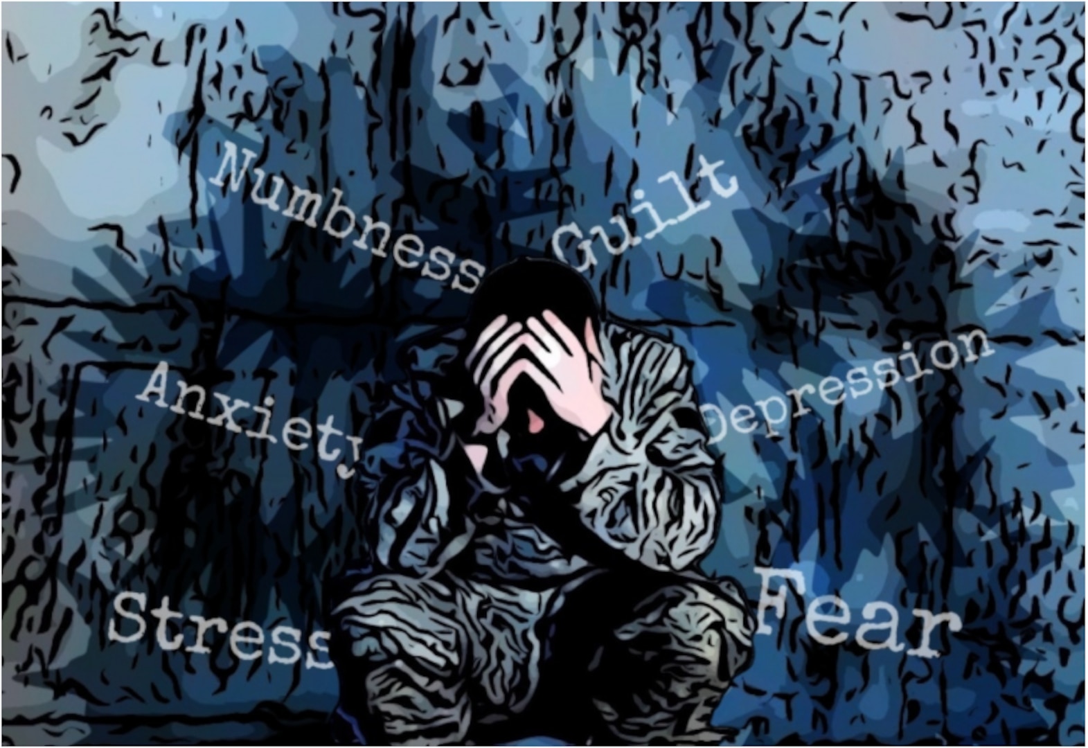 Post-traumatic stress disorder is a result of an individual witnessing or experiencing a traumatic event. PTSD Awareness day takes place every year on June 27 in recognition of those who are affected by this disorder. (U.S. Air Force graphic by Airman 1st Class Devan Halstead)