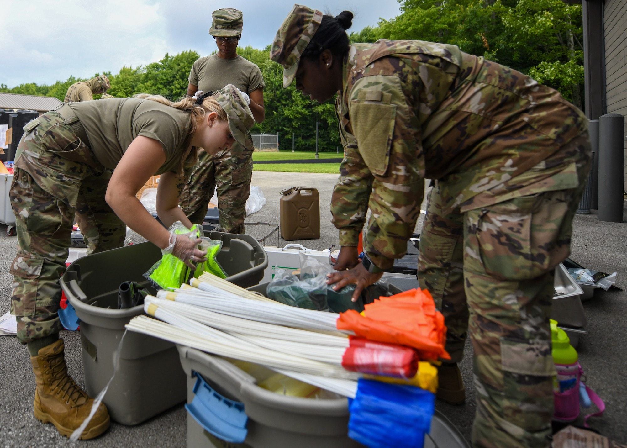 The 910th Force Support Squadron's services section completed home station annual tour training to hone career-specific skills.