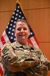 Chief Warrant Officer 5 Kristie Smith, smiles following her promotion to chief warrant officer 5 July 16, 2021 during a formal promotion ceremony.  Smith is a property accounting officer at Camp Dawson in Kingwood, W.Va. and has served in the Warrant Officer Corps since 2002 and in the West Virginia Army National Guard since 1987. (U.S. Air National Guard photo by Maj. Holli Nelson)