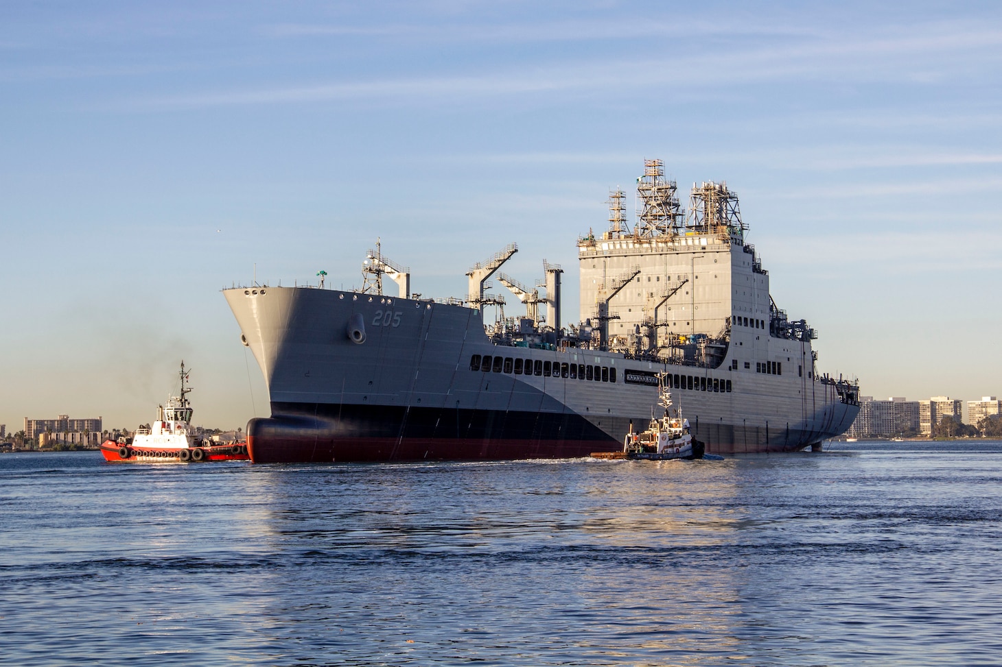 General Dynamics NASSCO launched the future USNS John Lewis (T-AO 205), the first of six vessels in the John Lewis-class fleet oiler program designed to support the U.S. Navy.