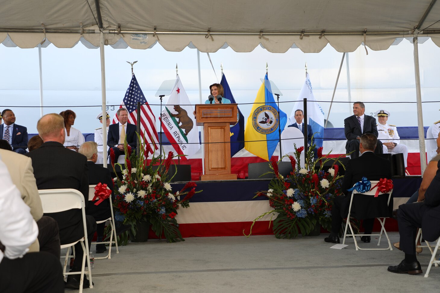 Navy Christens the First Ship in the T-AO Fleet Oiler Program > United ...