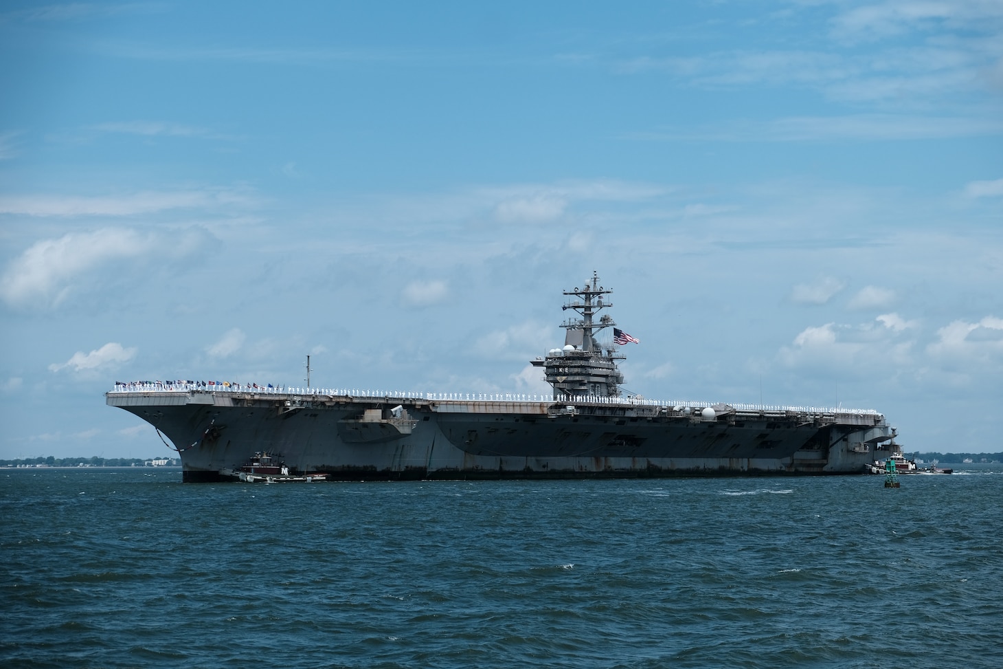 USS Dwight D. Eisenhower Returns from Deployment, IKE CSG Earns Navy