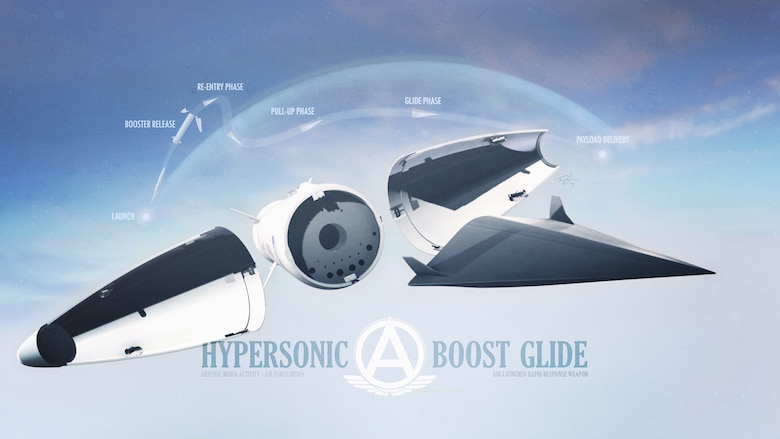 Illustration depicting Hypersonic weapons