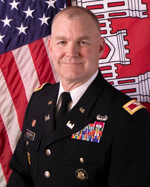 Colonel Geoff Van Epps assumed duties as the Commander of the Northwestern Division, U.S. Army Corps of Engineers, on July 22, 2021.