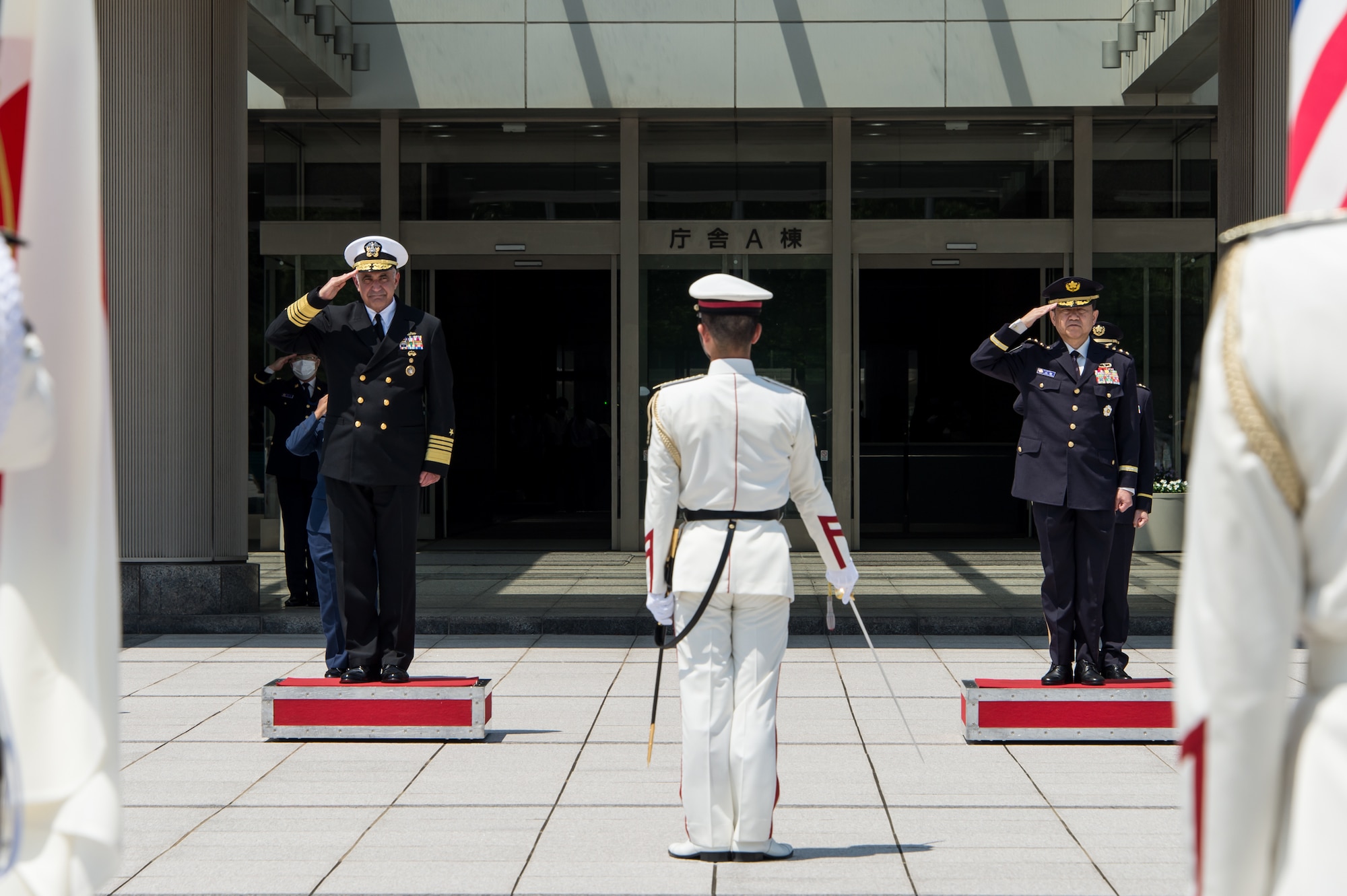 While in Japan, Richard meets with the Japanese Chairman of the Joint Chiefs of Staff, Japanese Joint Staff, Defense Minister, Foreign Minister and Secretary General. During these visits, he discussed with Japanese senior leaders regional situational awareness of threats and areas where the two nations can strengthen strategic deterrence.