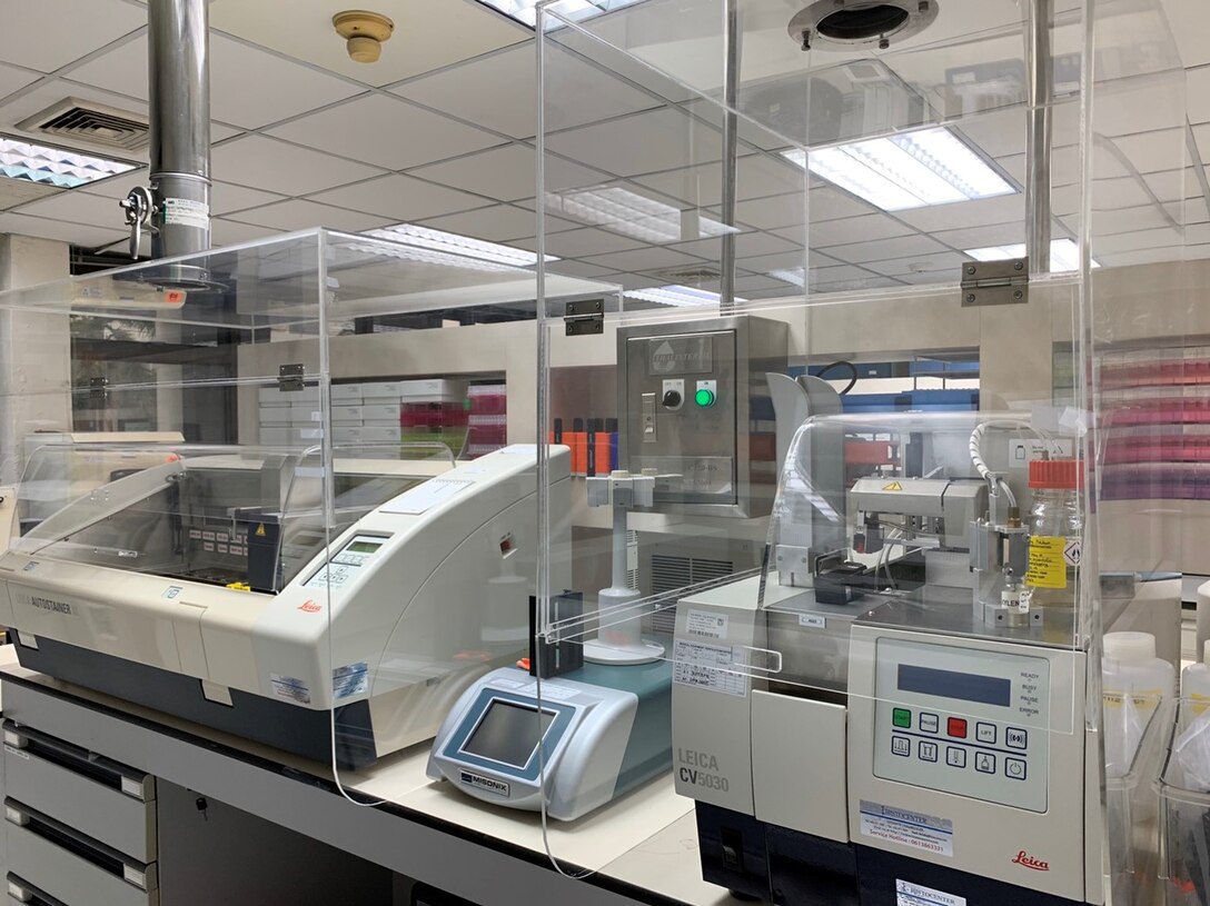 Automated histology processing equipment within our Comparative Pathology Lab