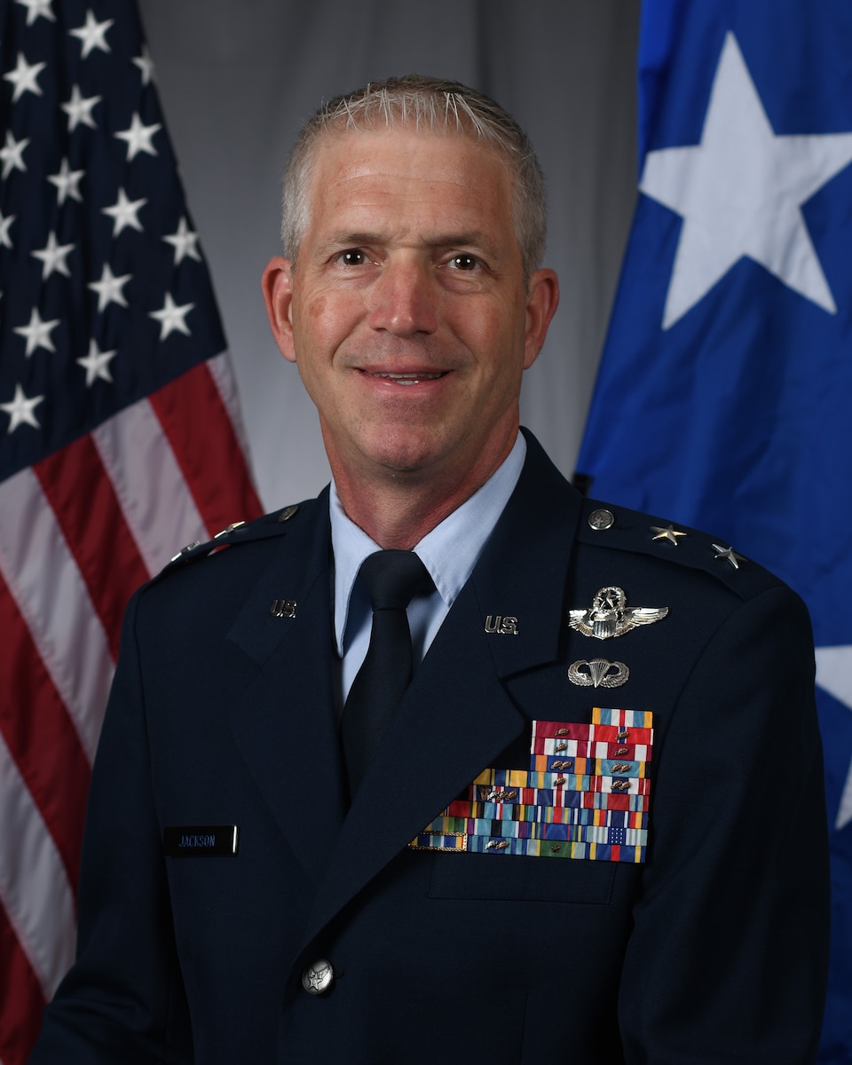 This is the official photo of Maj. Gen. Joel D. Jackson.