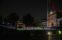 Marines with Marine Barracks Washington conducted a Friday Evening Parade at Marine Barracks Washington, July 16, 2021.