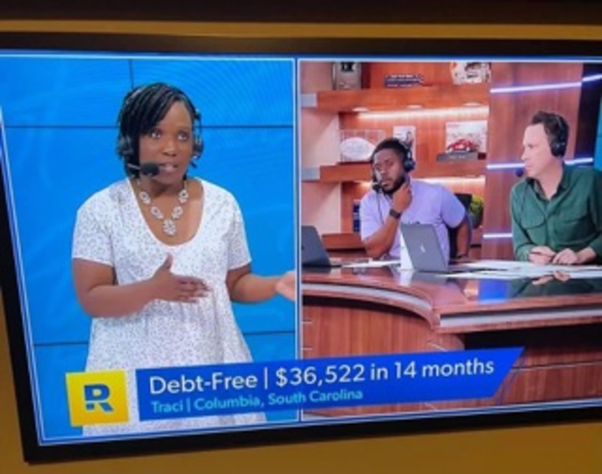 U.S. Air Force Master Sgt. Traci Coston explains how she paid off $36,000 in student loan and credit card debt in 14 months on The Ramsey Show, May 28, 2021. Coston is the 9th Air Force (Air Forces Central)/Financial Management superintendent and now also holds a financial coaching master’s certification in personal finance to help others achieve their financial dreams.