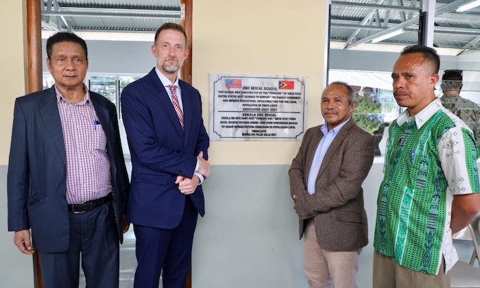 Press Release: U.S. Navy Seabees Build New Schoolhouse in Baucau