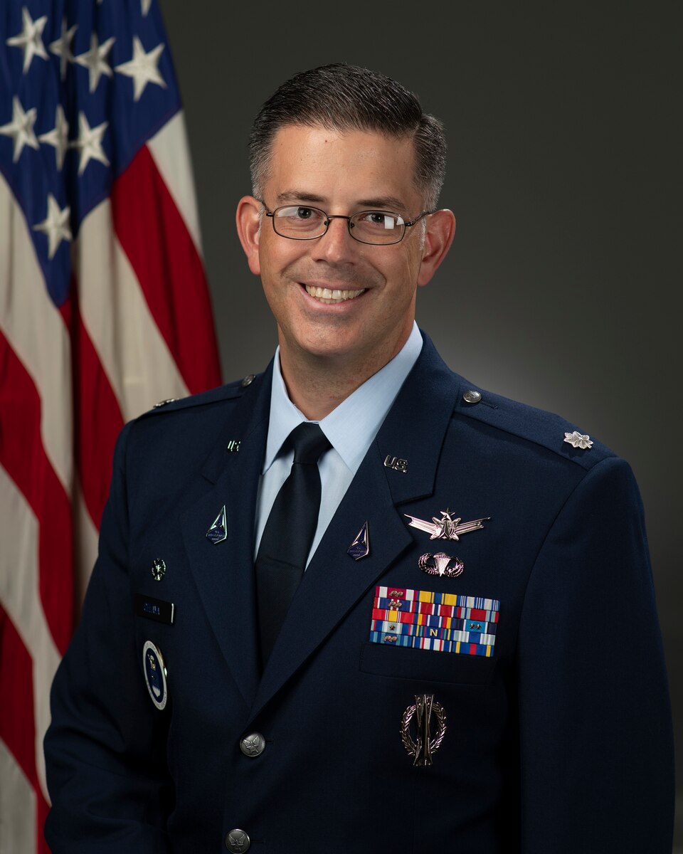 U.S. Space Force Lt. Col. Aaron W. Celaya is the Commander, 364th Recruiting Squadron, McClellan Park, Calif.