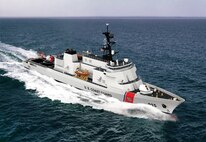 A computer rendering of the Coast Guard’s new Offshore Patrol Cutter. (Eastern Shipbuilding Group)