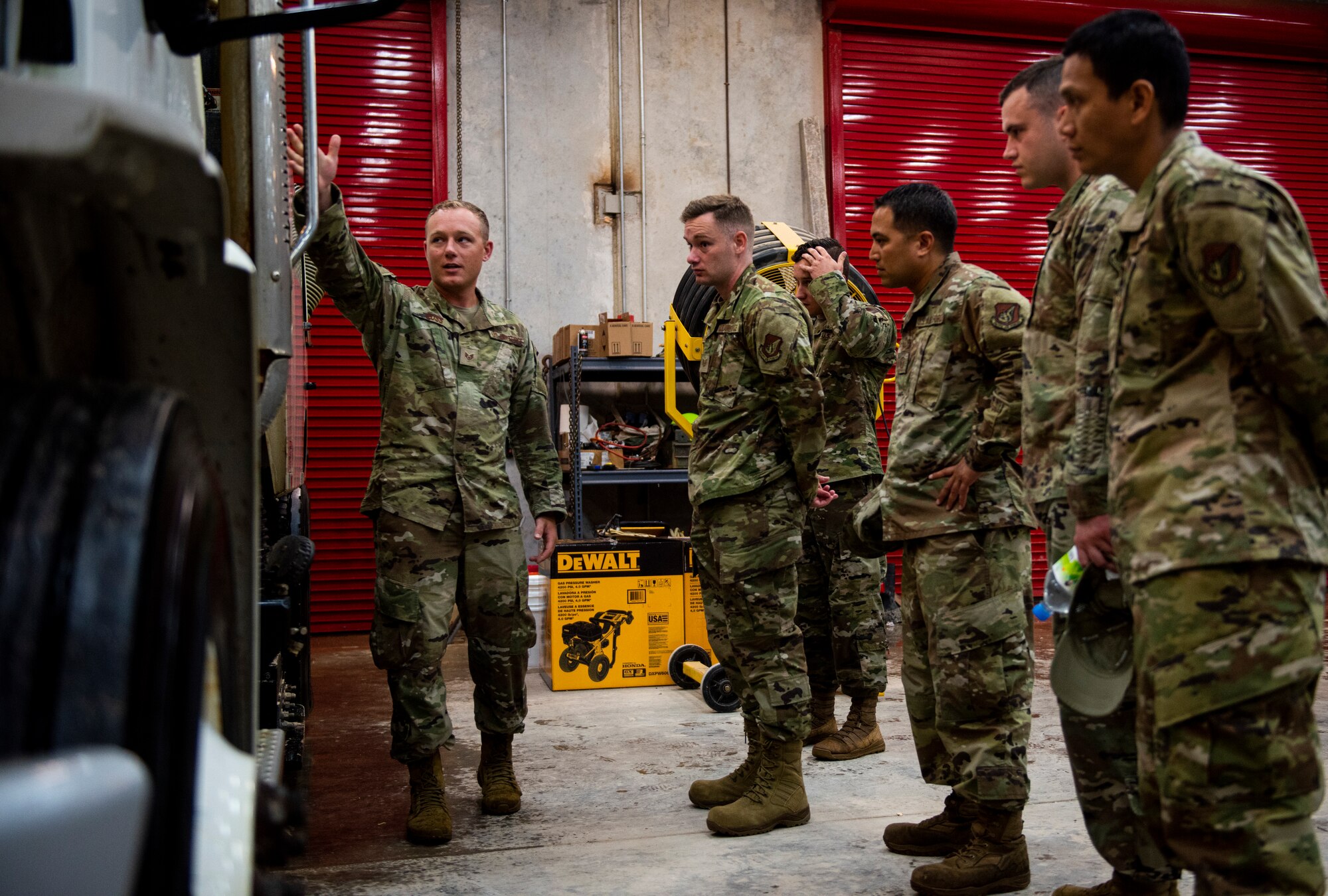 RED HORSE gives training to PAC IRON participants